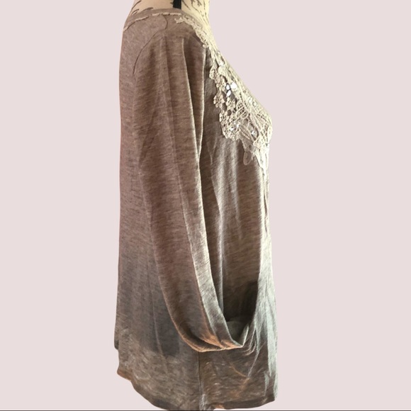 MISS ME Dip Dyed Embroidered Cardigan Size S - Picture 3 of 13